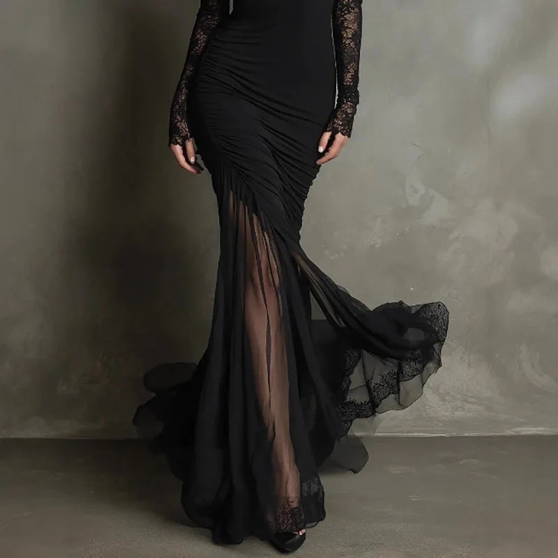 Victoria | Elegant Black Formal Dress for Black Tie Special Occasions